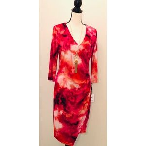 Calvin Klein Floral Print Dress